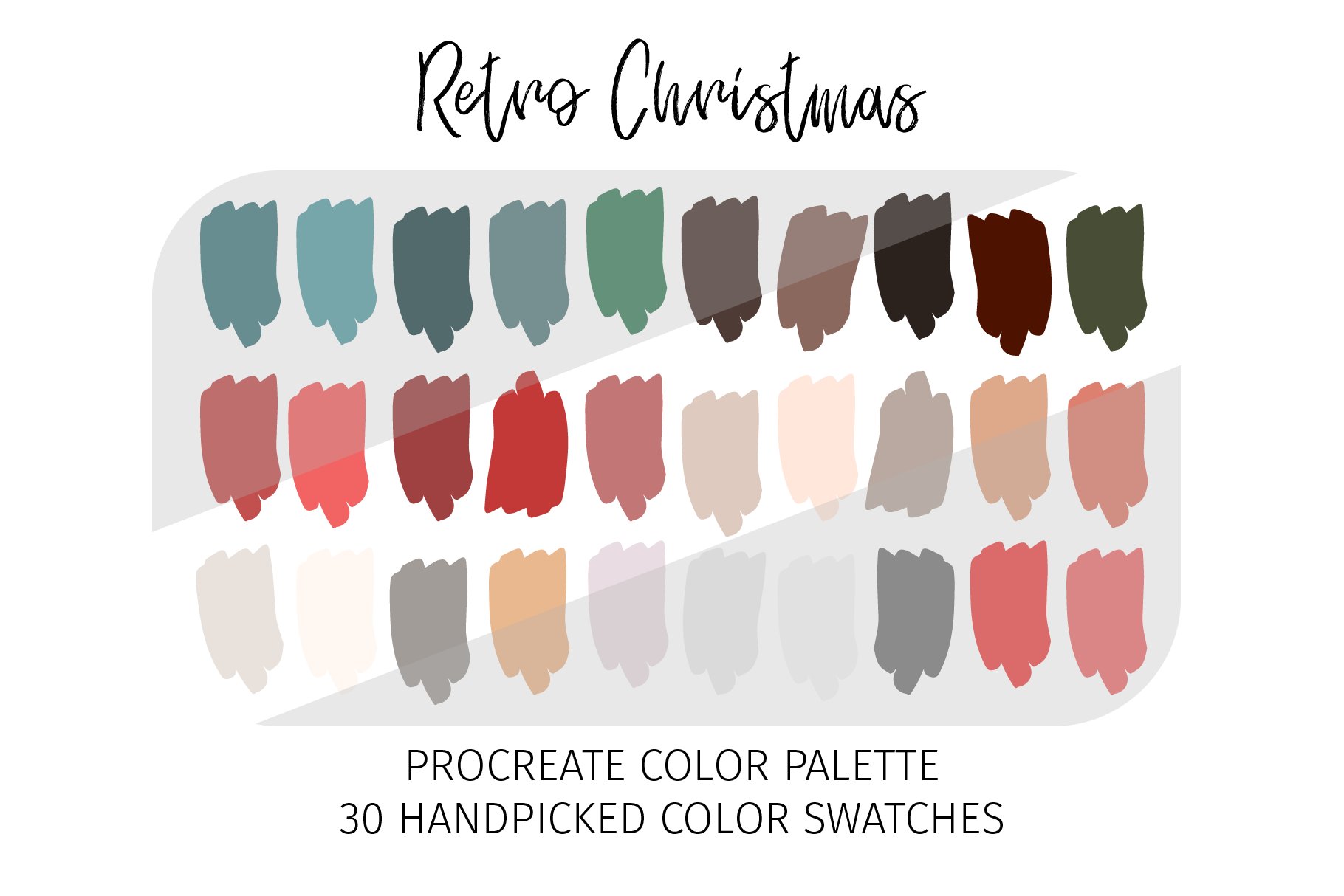 procreate color swatches christmas 2 462