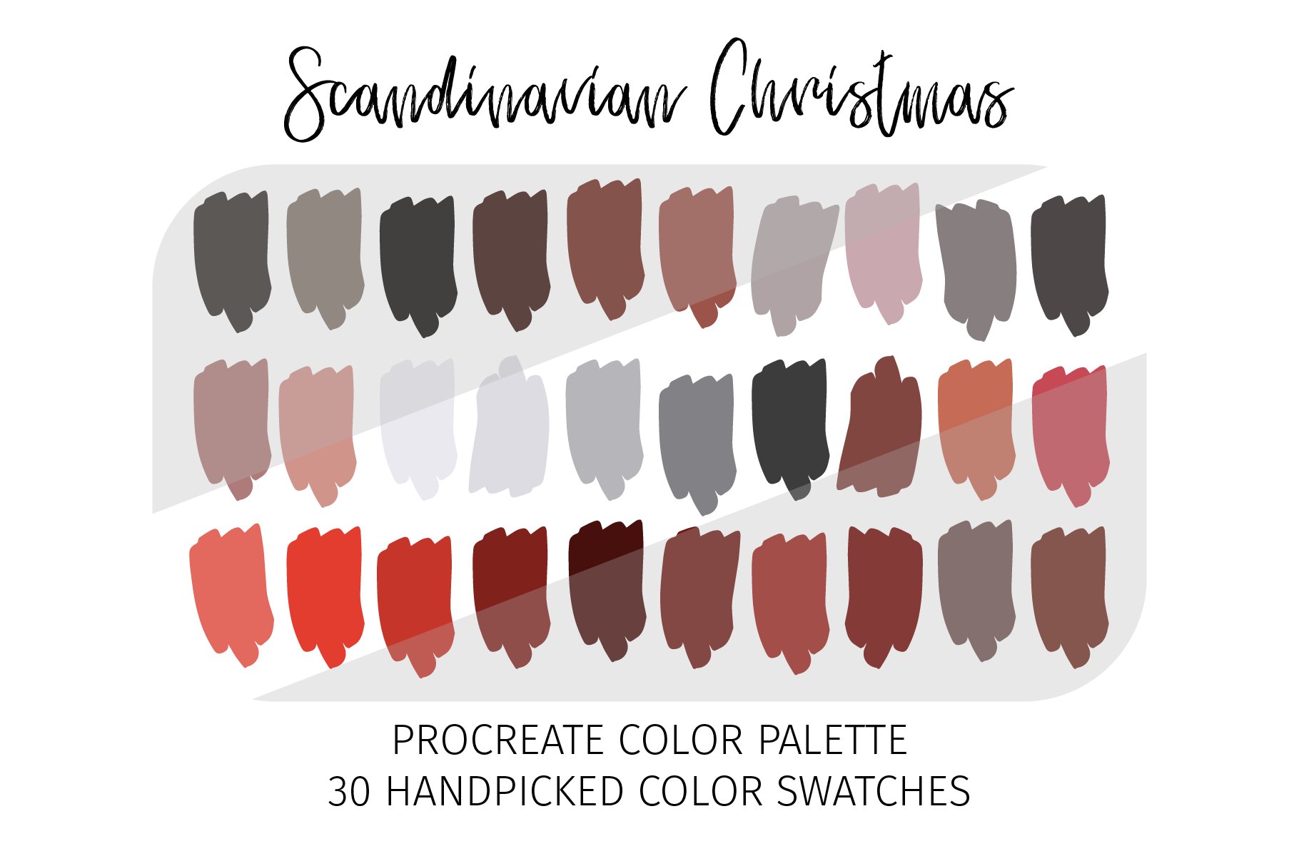 procreate color swatches christmas 3 908