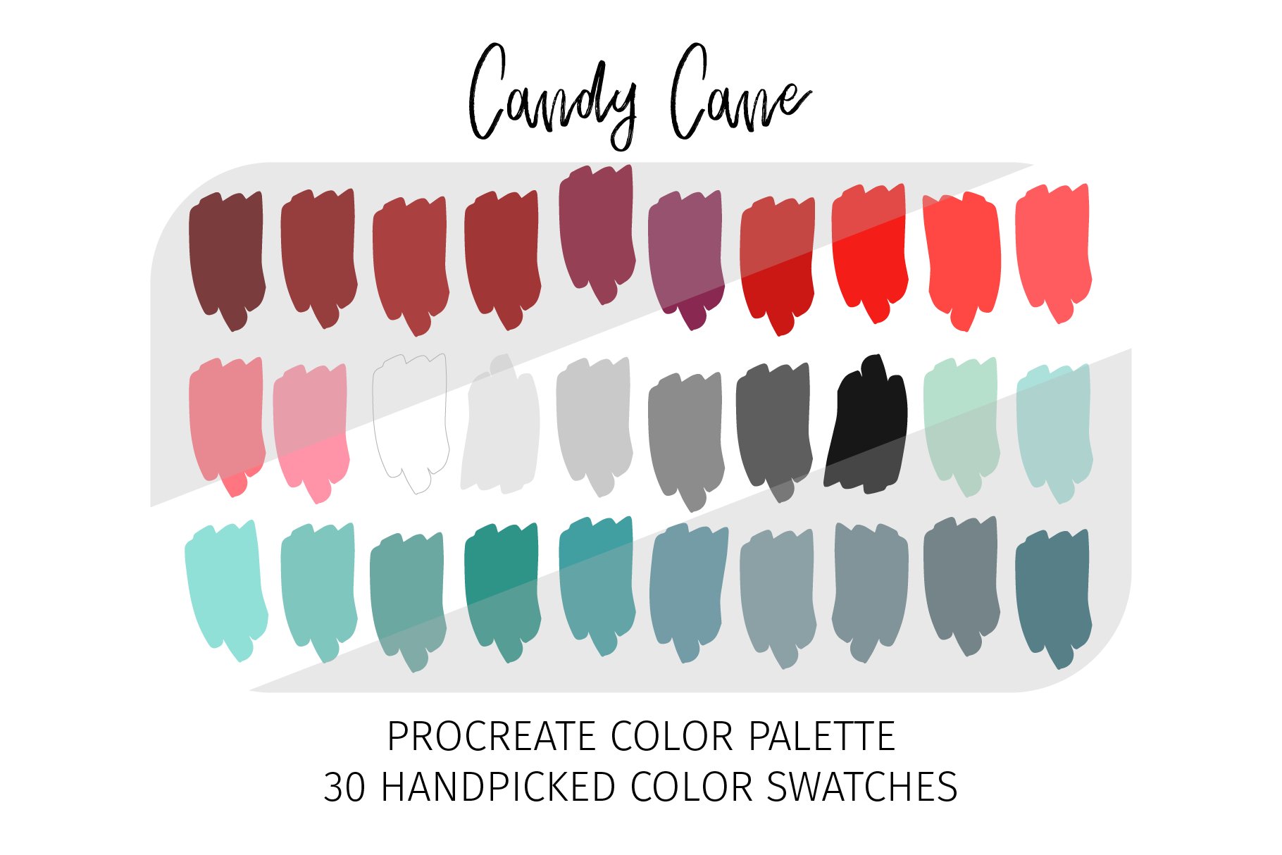 procreate color swatches christmas 4 916