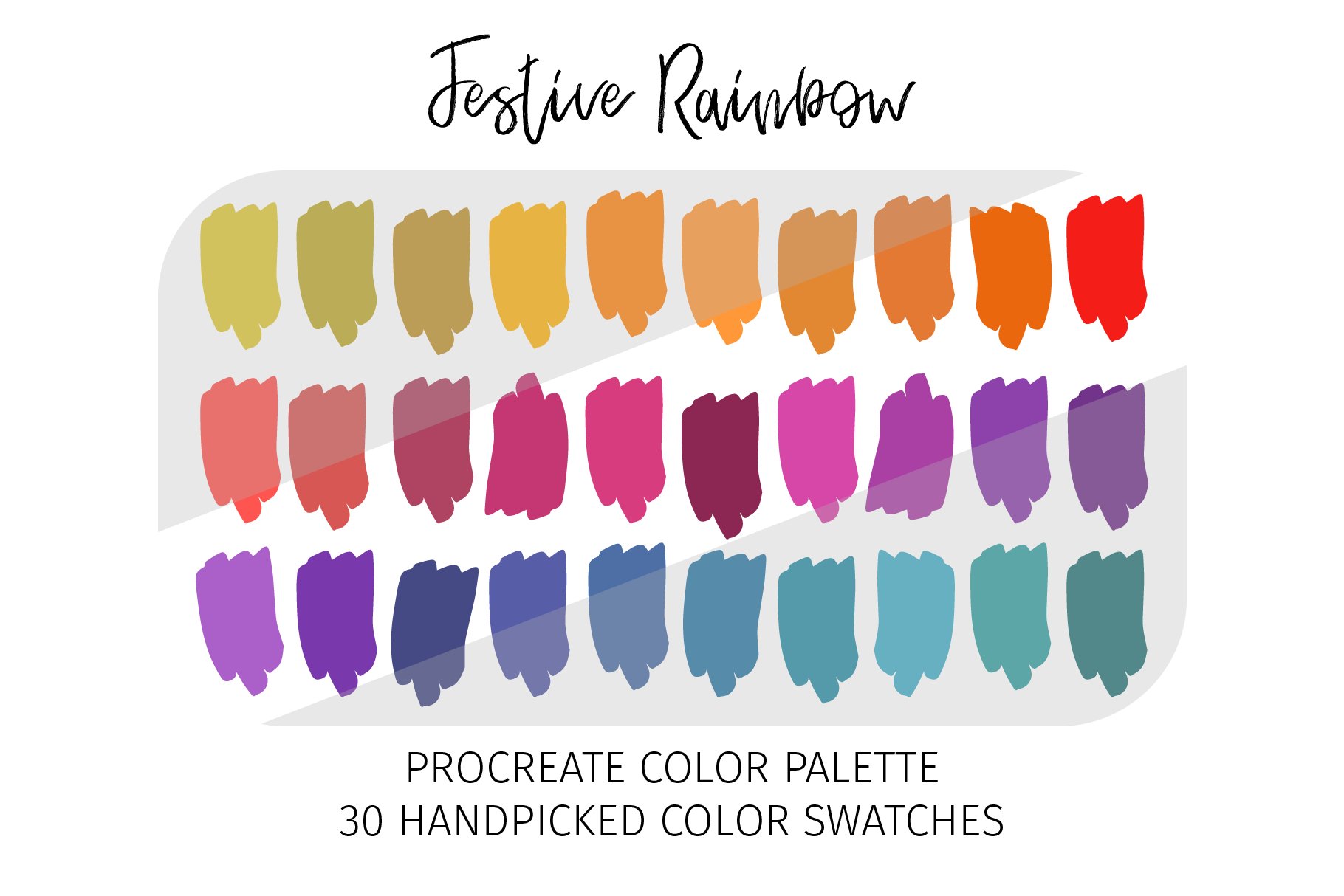 procreate color swatches christmas 8 849