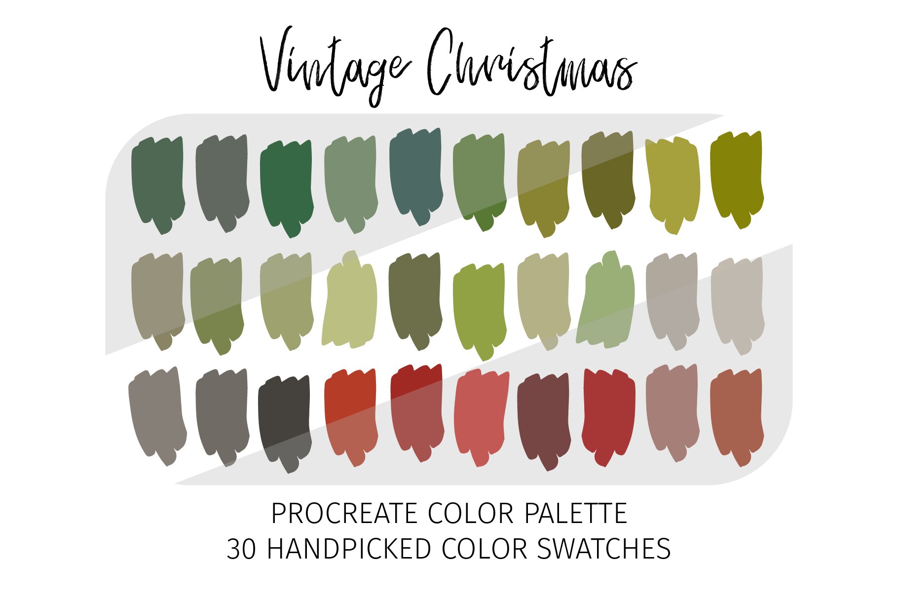 procreate color swatches christmas 9 745