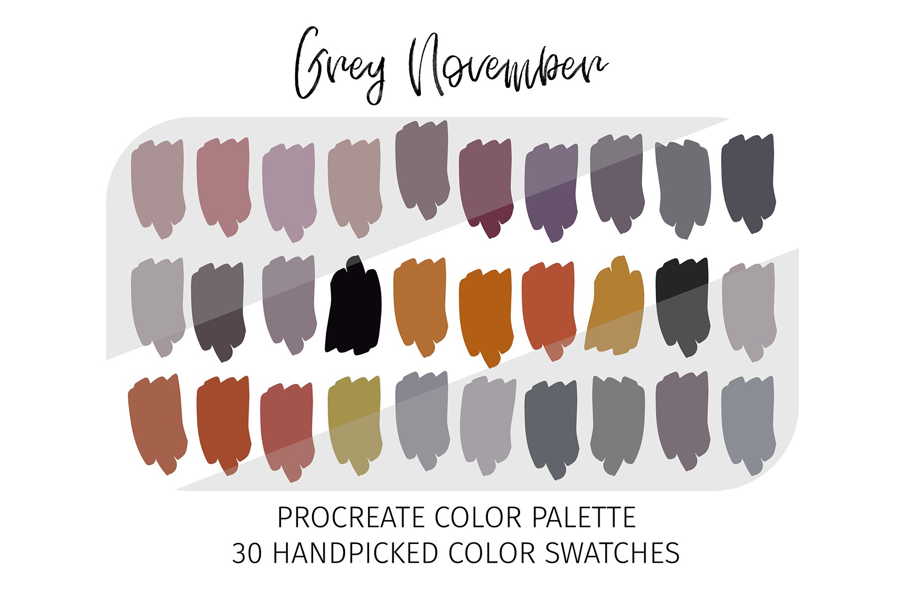 procreate color swatches fall 7 245