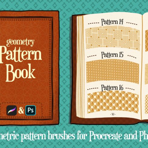 30 Procreate & Ps Geometric Patternscover image.