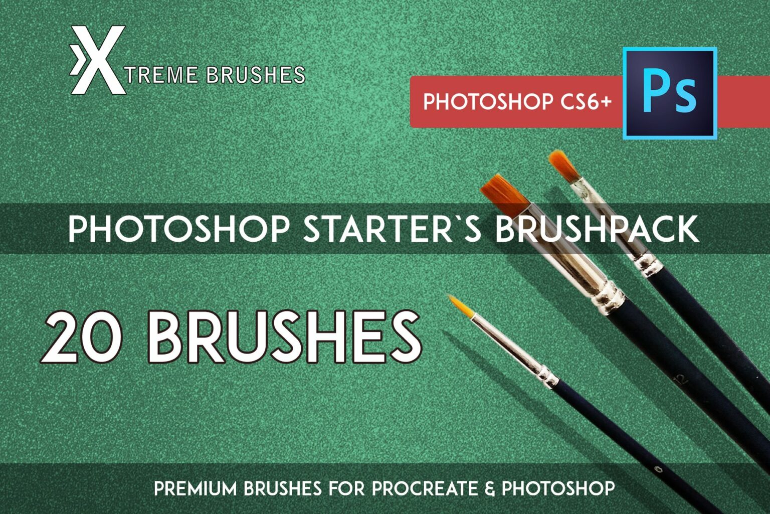 Photoshop Starters Brush Pack – MasterBundles