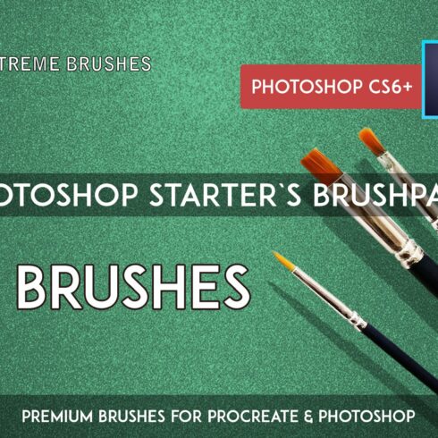 Photoshop Starters Brush Packcover image.