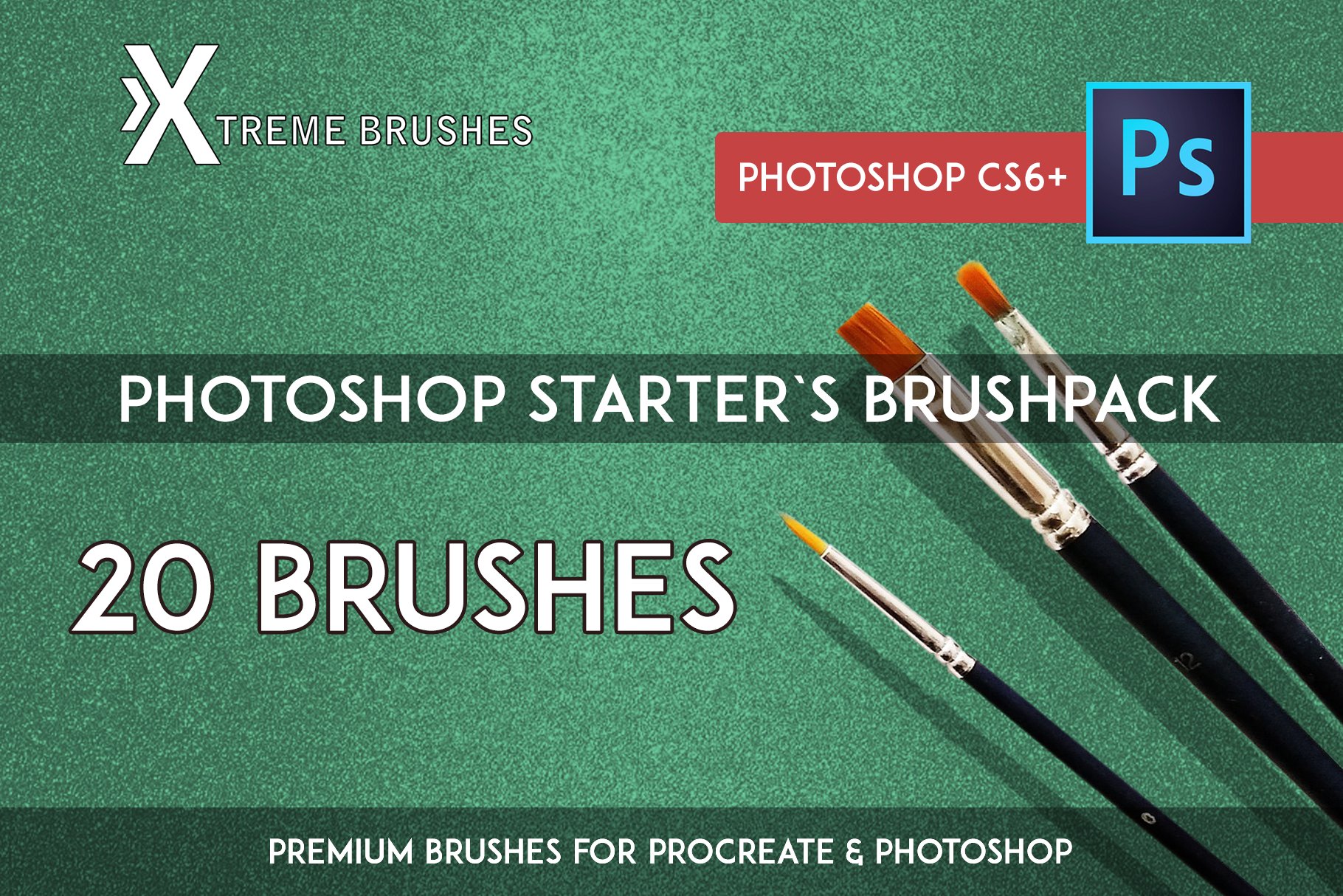 Photoshop Starters Brush Packcover image.