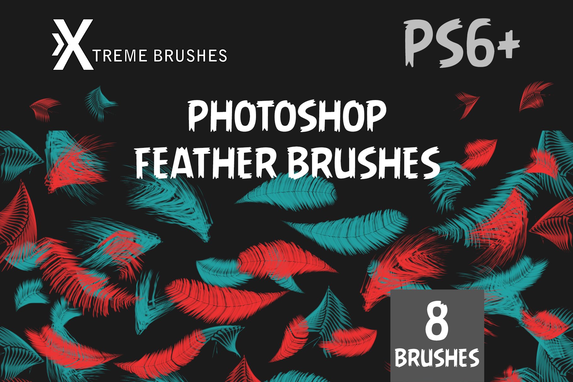 Photoshop Feather Brushes!cover image.
