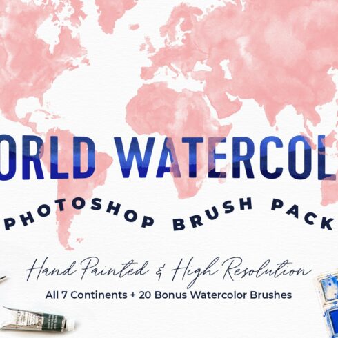 World Watercolor PS Brush Packcover image.