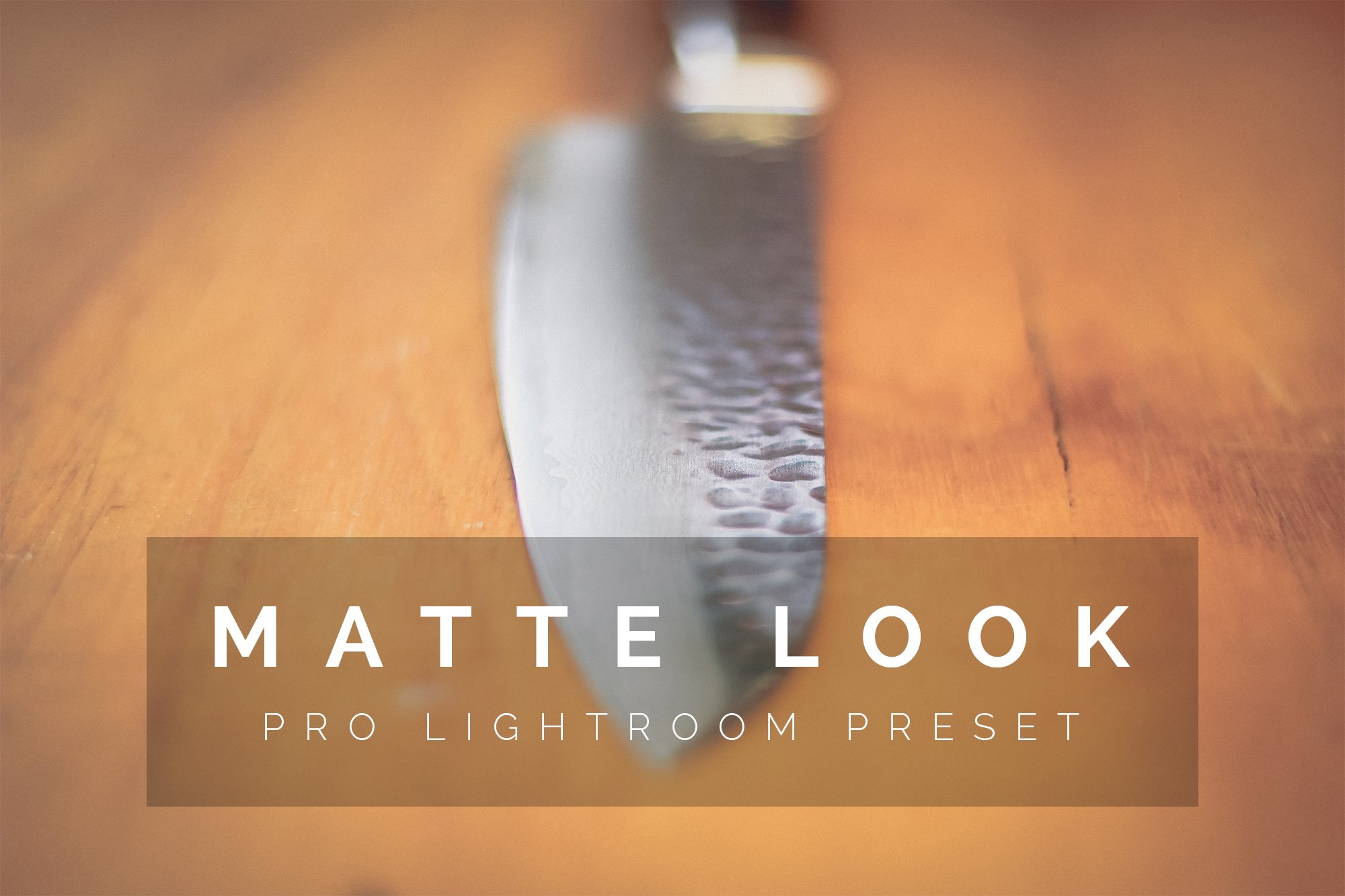 Matte Look Pro Lightroom Presetcover image.