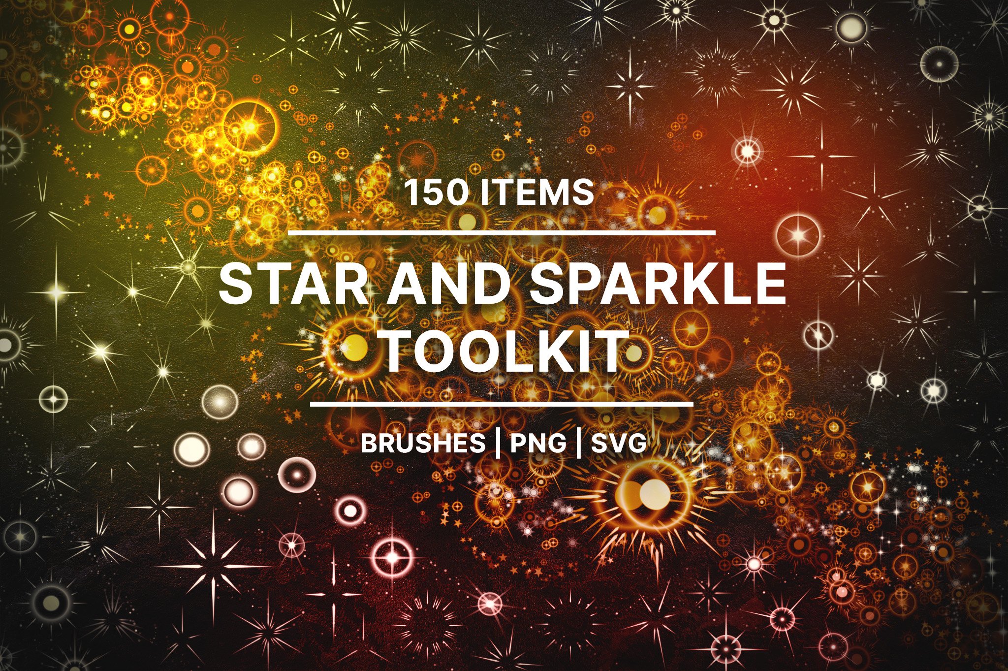 Stars and Sparkles(Brushes and more)cover image.