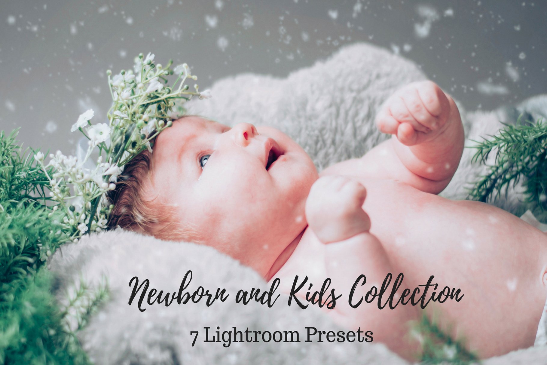 Newborn and Kids Lightroom Presetscover image.