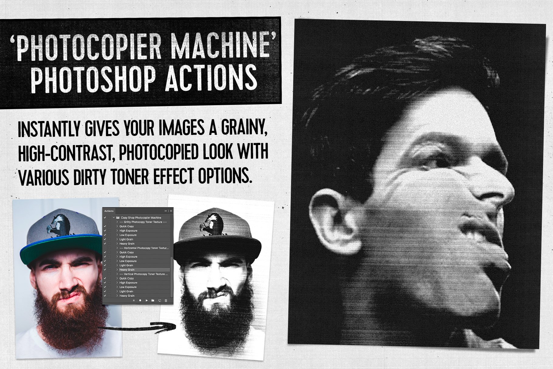 Copy Shop Photocopy Effects Kitpreview image.