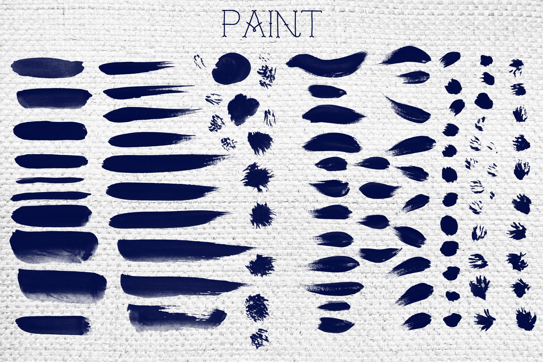 The real paint brushes for PSpreview image.