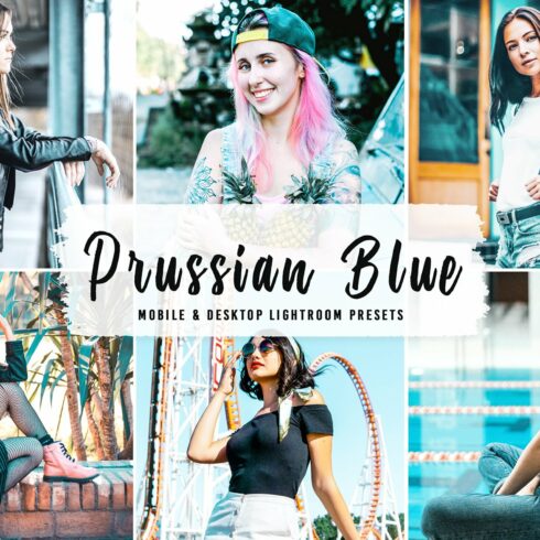 Prussian Blue Pro Lightroom Presetscover image.