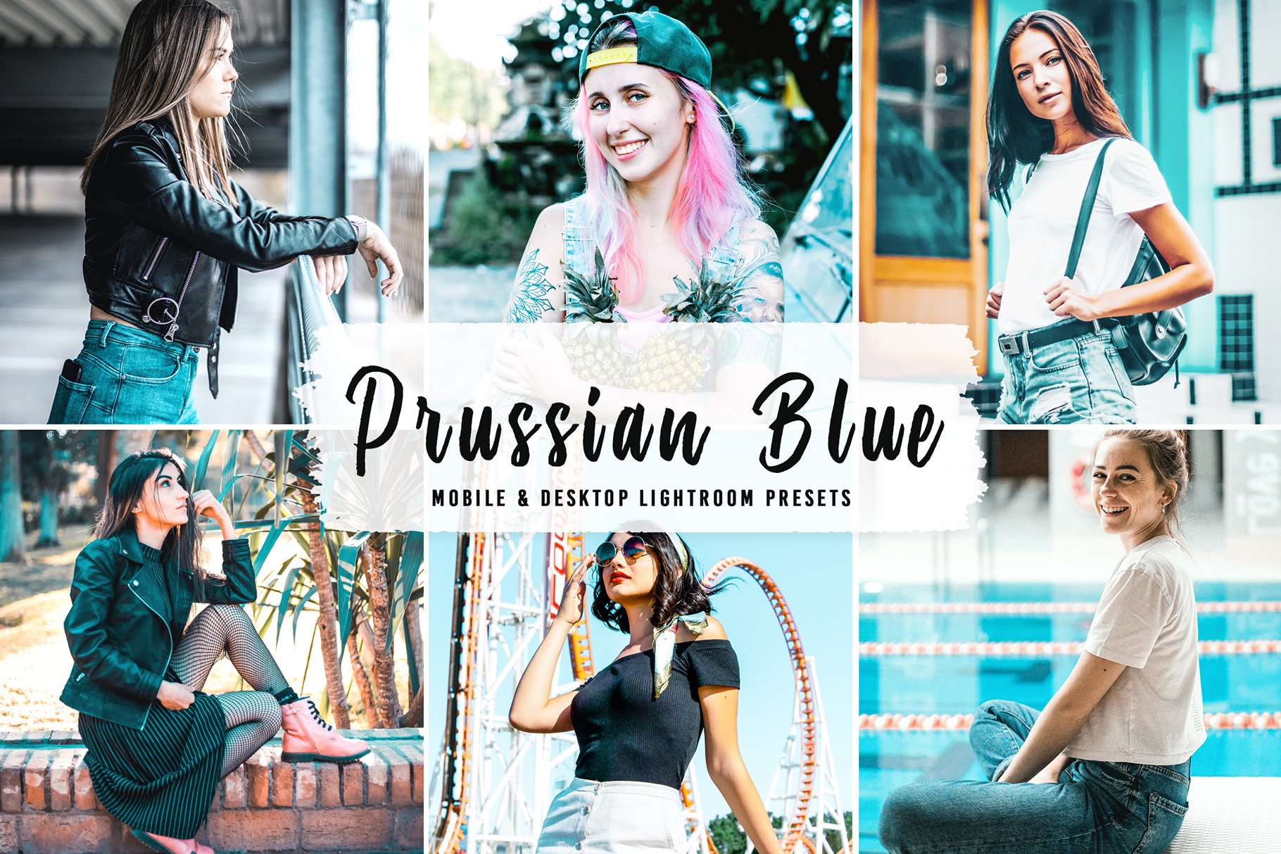 Prussian Blue Pro Lightroom Presetscover image.