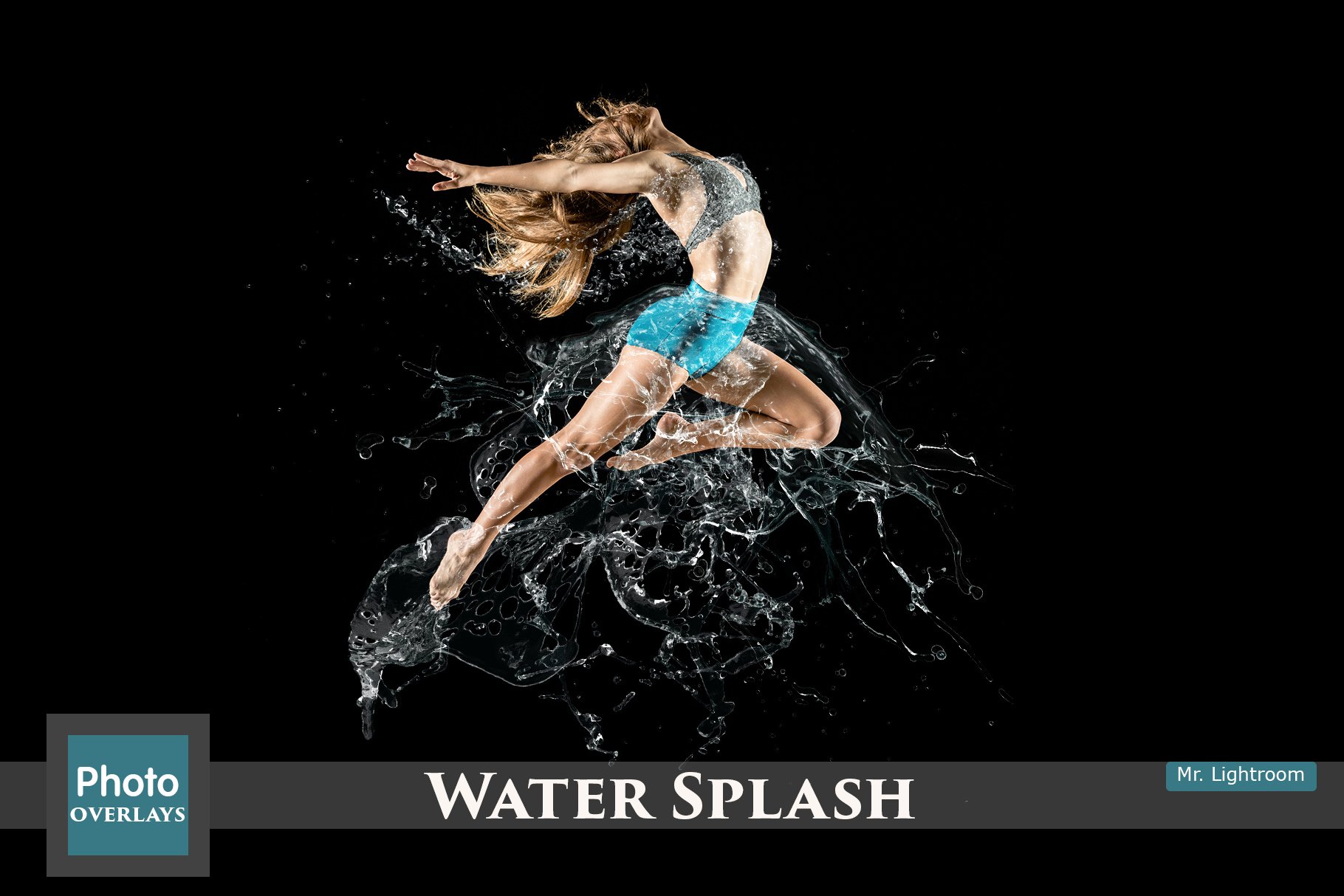 130 Water Splash Photo Overlayscover image.