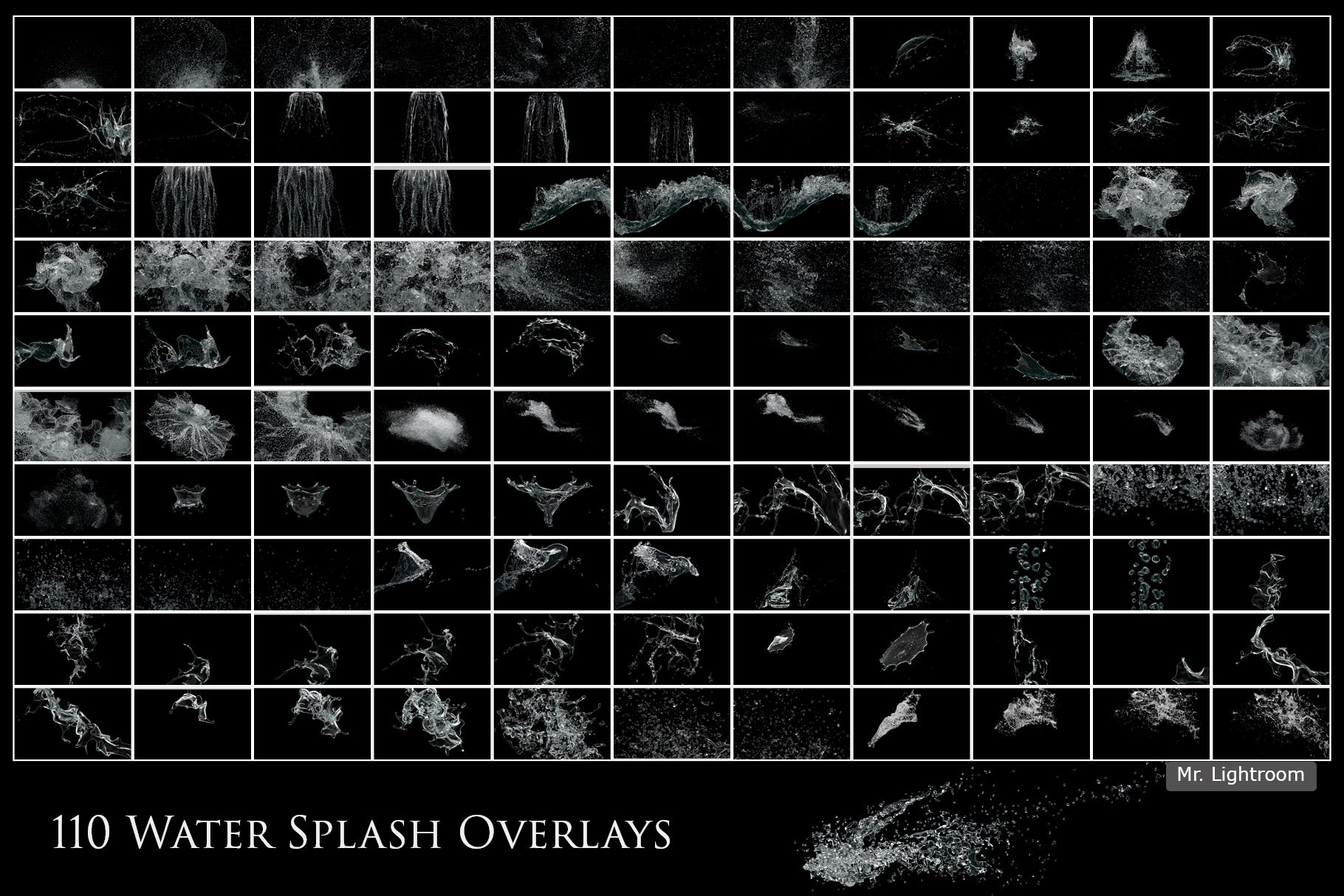 130 Water Splash Photo Overlayspreview image.