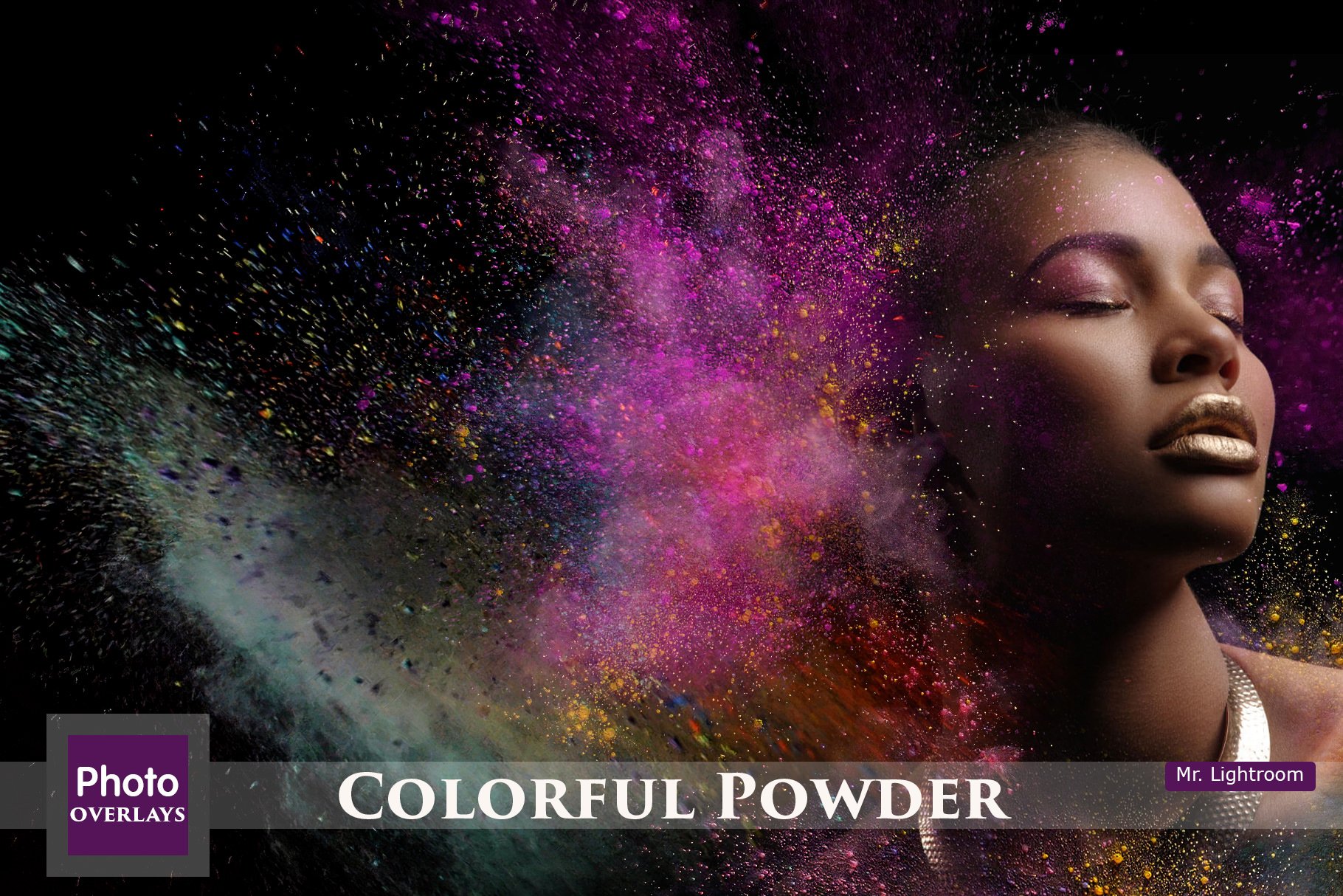 60 Colorful Powder Explosion Overlaycover image.