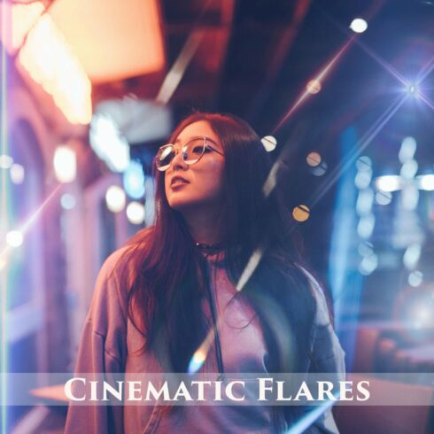 100 Cinematic Flares Overlayscover image.