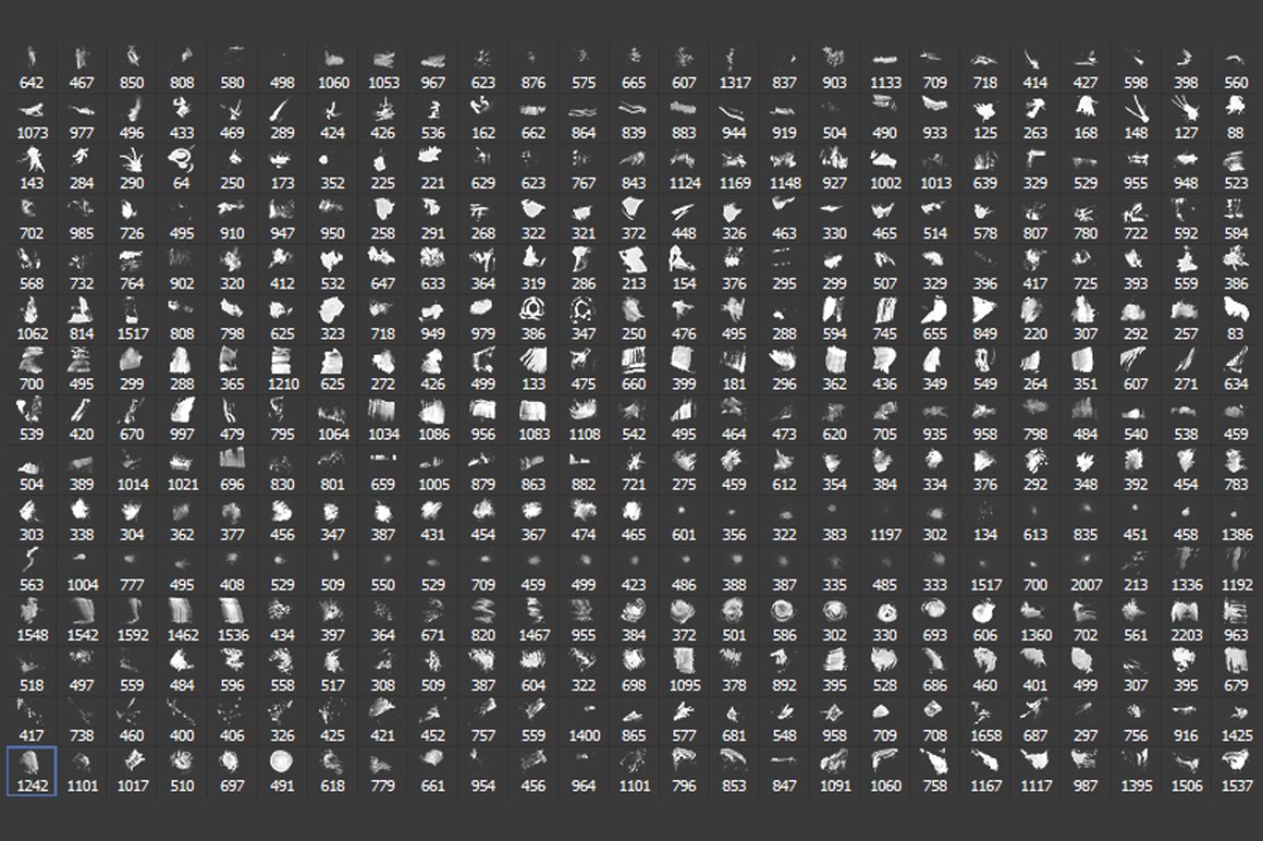 375 Grunge Brushes Packpreview image.