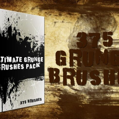 375 Grunge Brushes Packcover image.