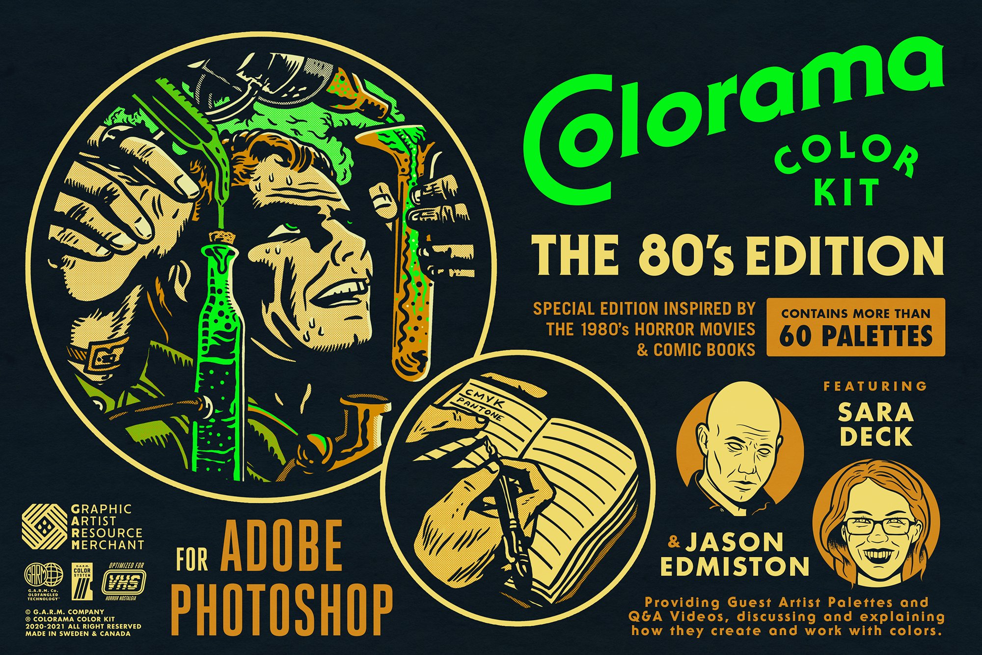 Colorama: 80's Edition (Photoshop)cover image.
