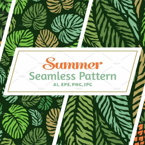Tropical Summer Seamless Pattern cover image.