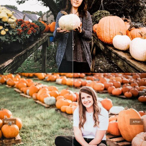 Pumpkin Lightroom Presets Packcover image.