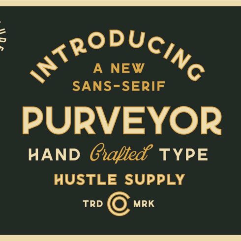 Purveyor - 8 Fonts Included cover image.