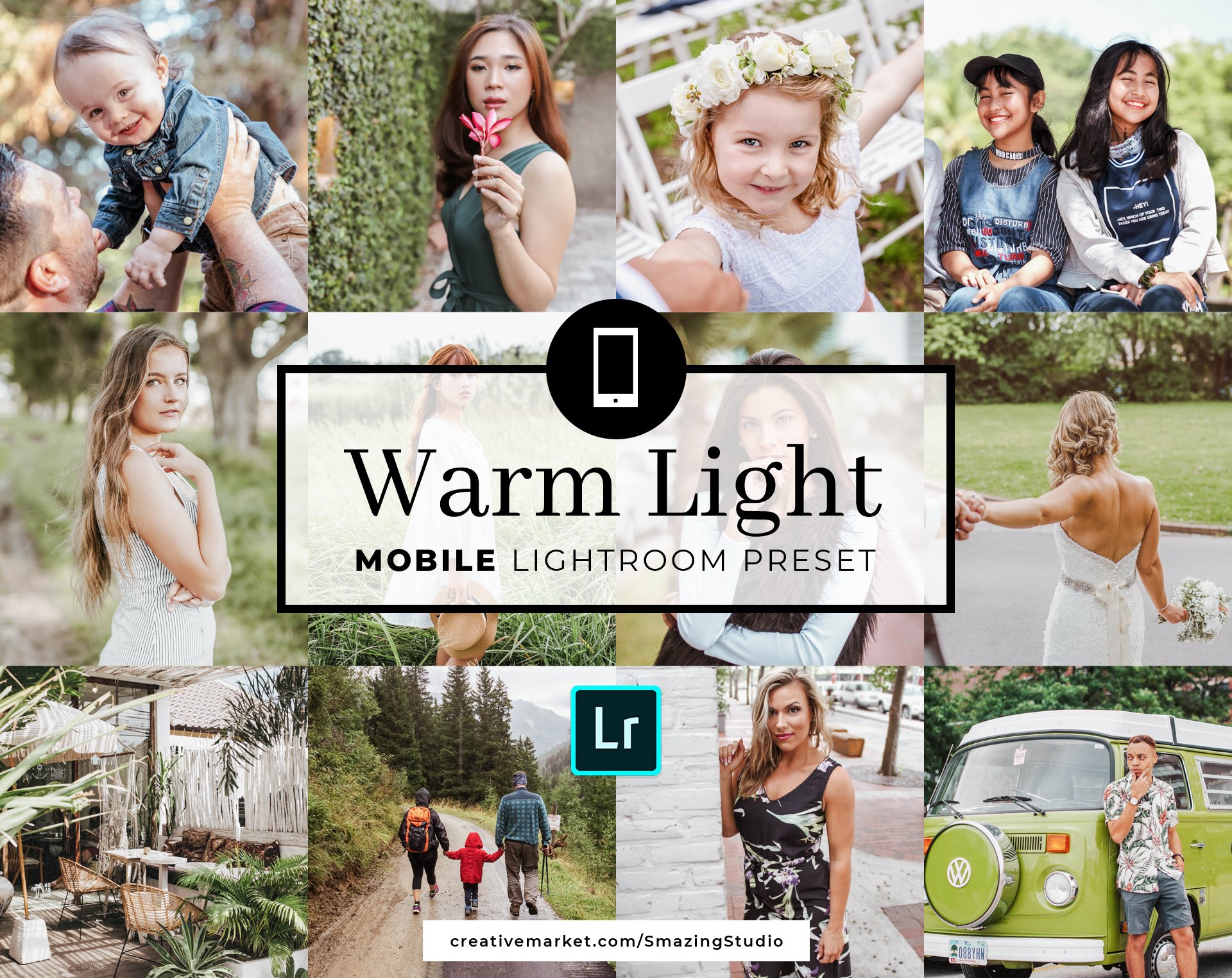 Mobile Lightroom Preset Warm Lightcover image.