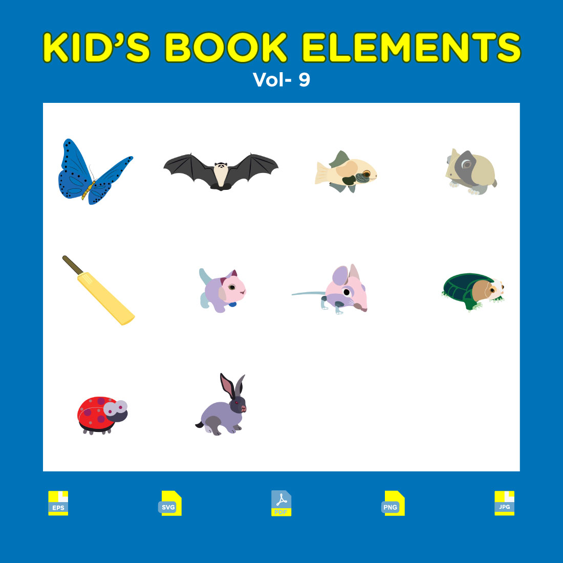 Kids Book Elements Vol-9 cover image.