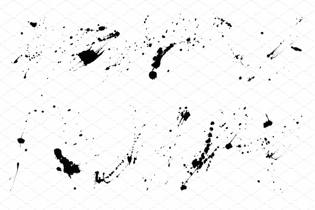 Splatter Rbush 30 Splatter Brushes – MasterBundles
