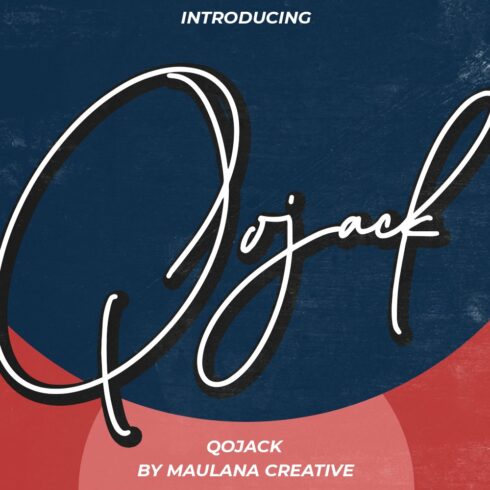 Qojack Signature Brush Font cover image.