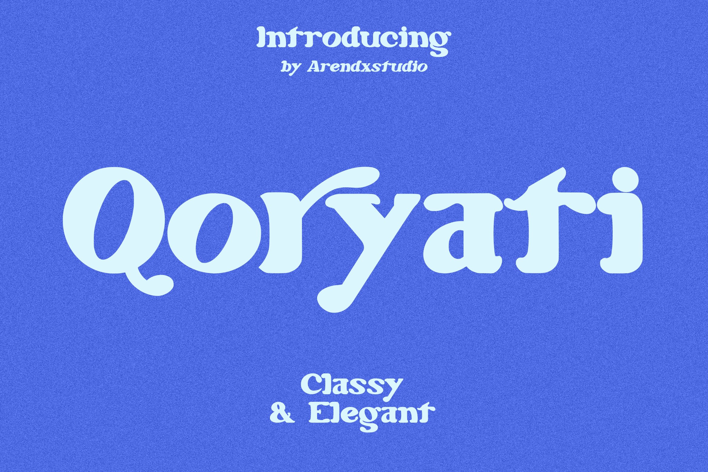 Qoryati - Classy And Elegant Font cover image.