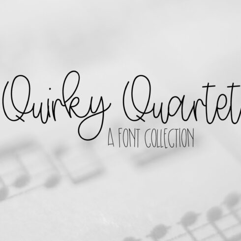 Quirky Quartet - Font Collection cover image.