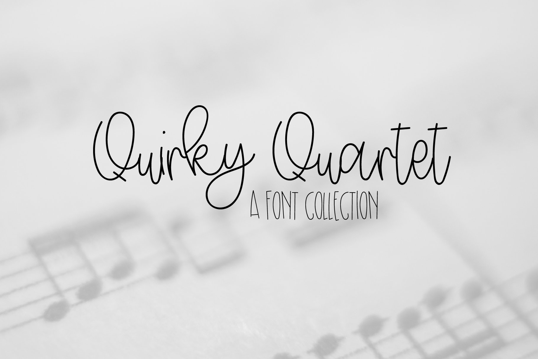 Quirky Quartet - Font Collection cover image.