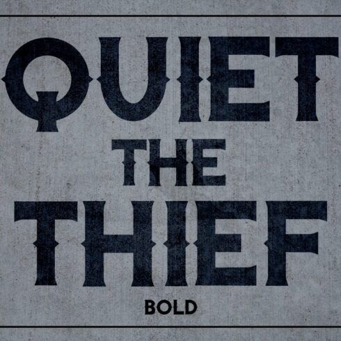 Quiet the Thief - Bold cover image.