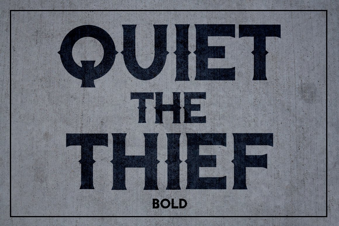 Quiet the Thief - Bold cover image.