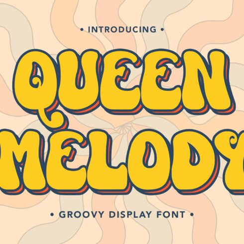 QueenMelody - Groovy Display Font cover image.