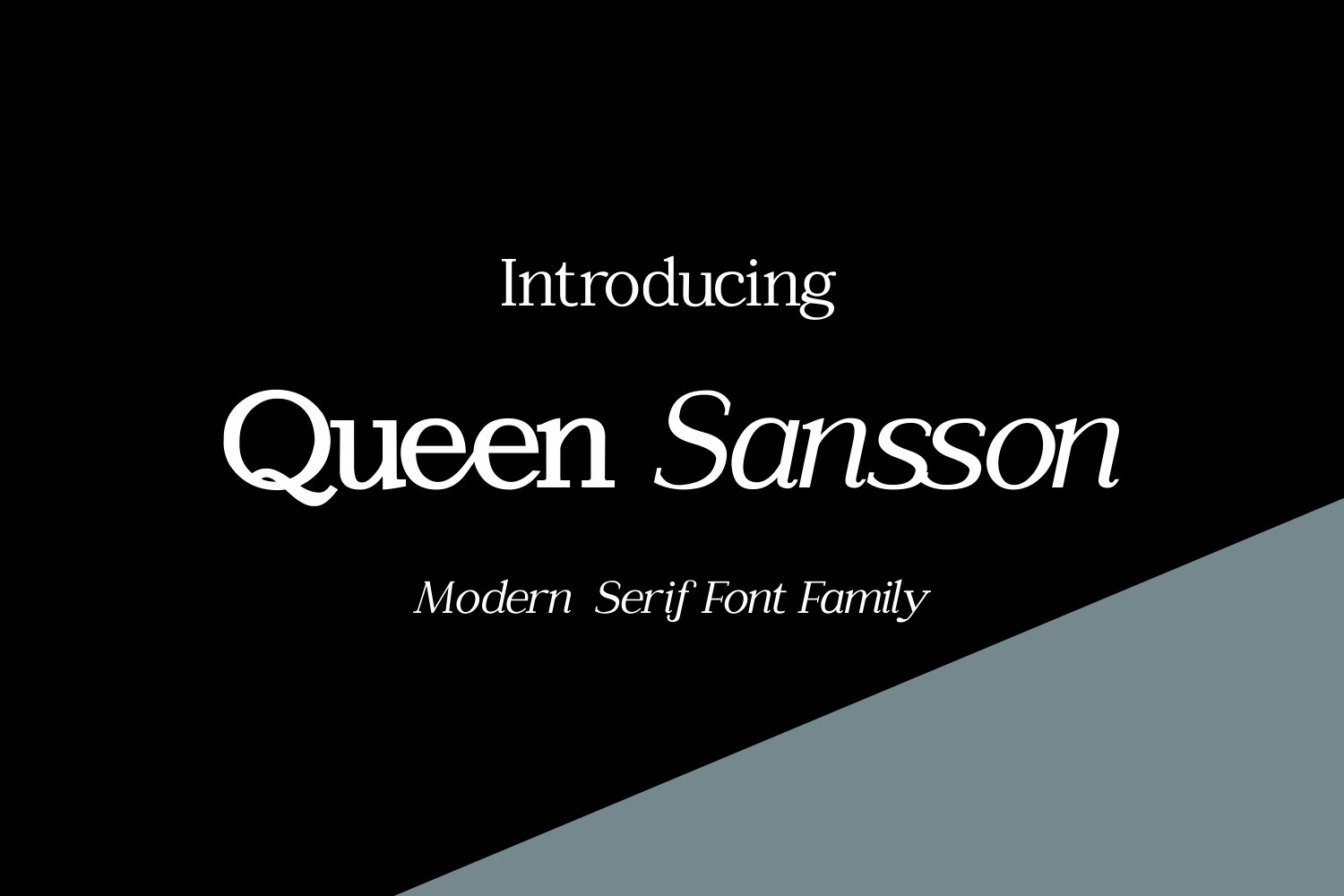 Queen Sanssoncover image.