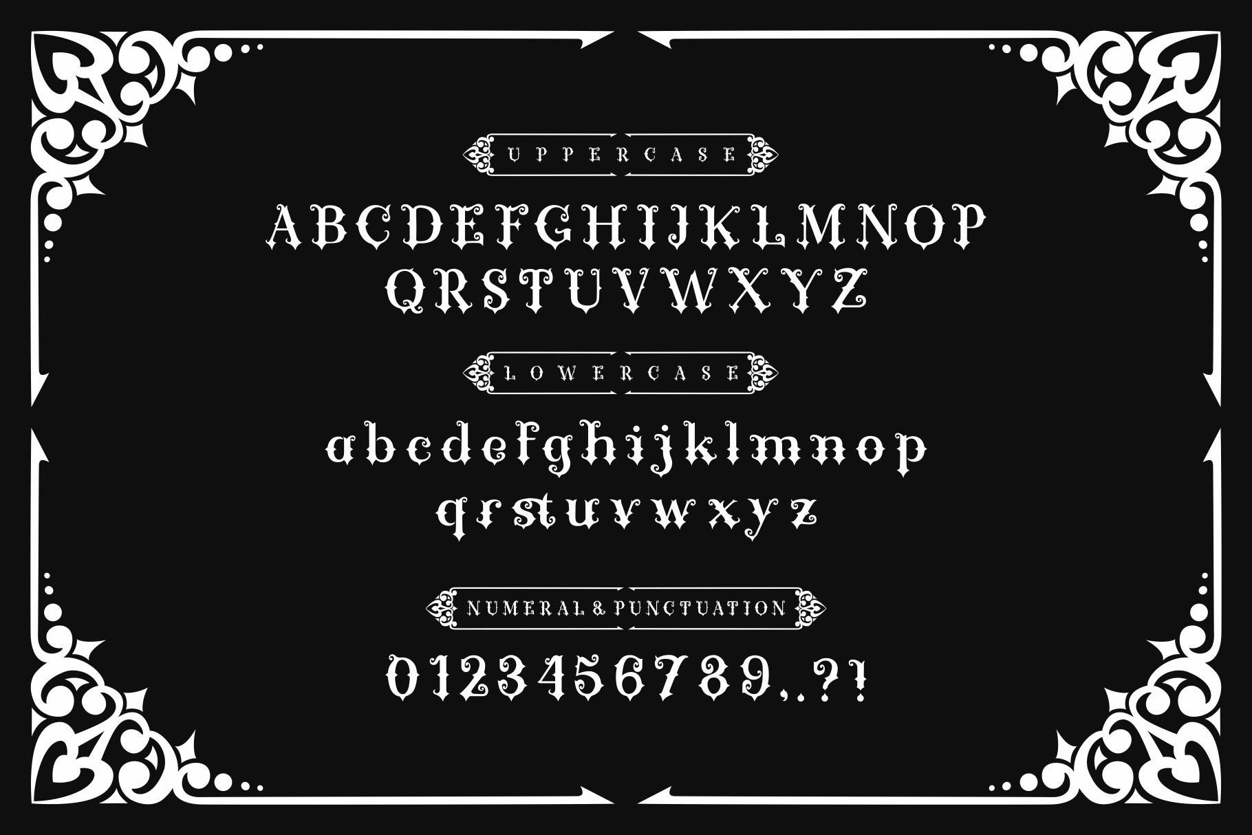 queenix font preview 5 789