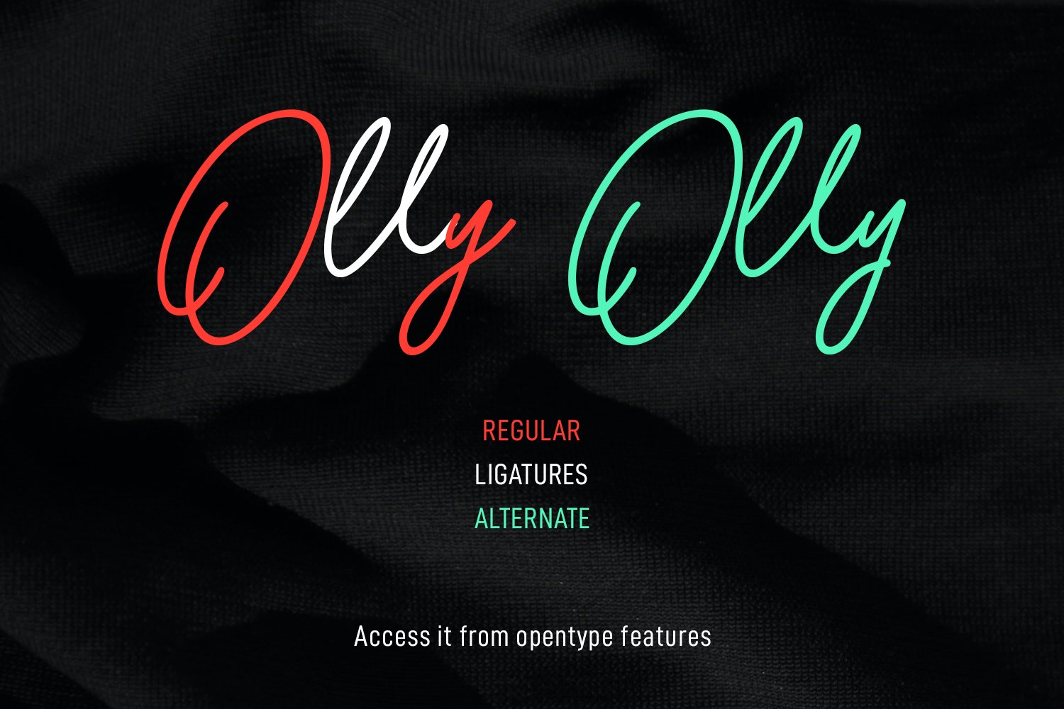 Quiltyks Script Font preview image.