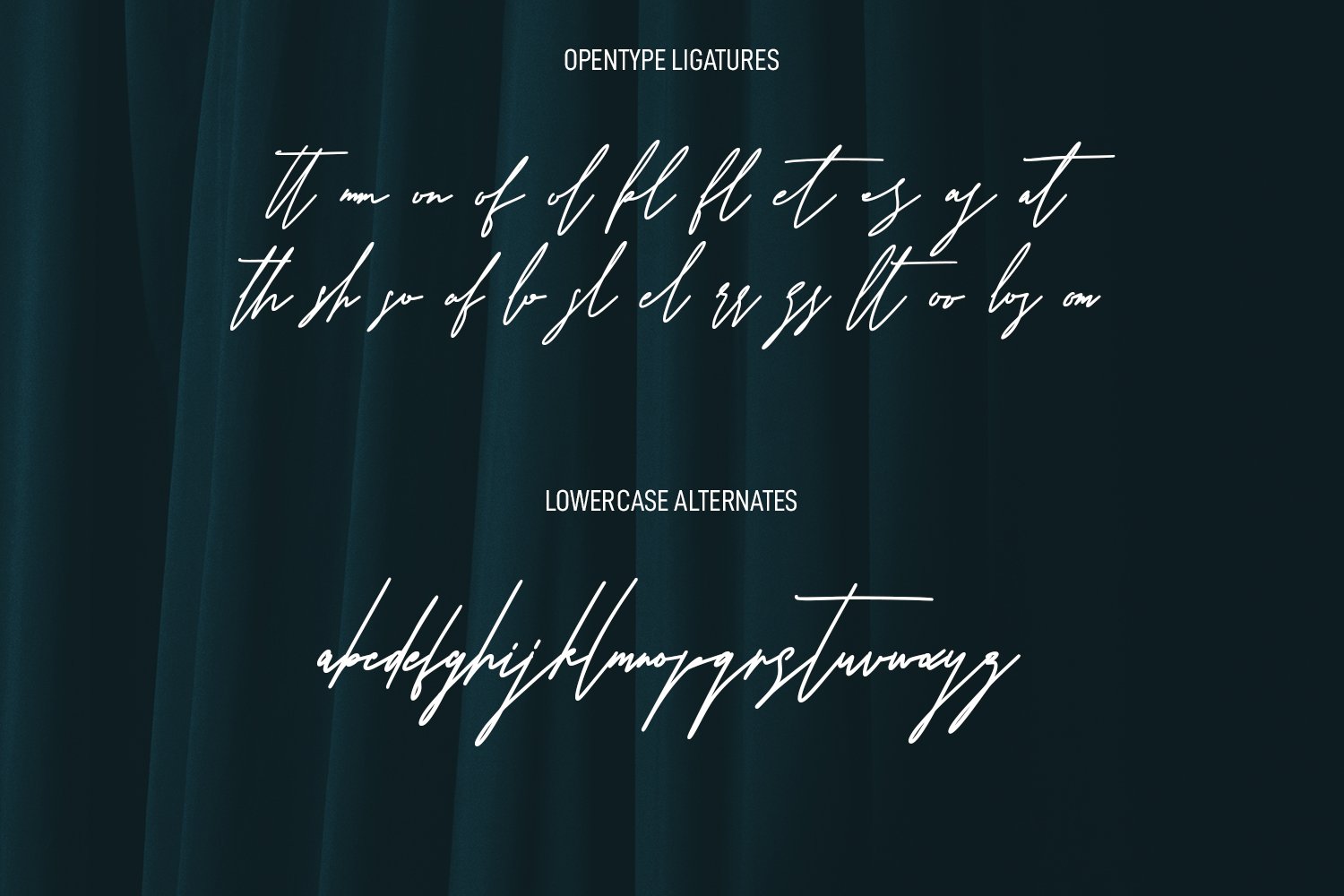 quintaras signature script extras sans serif font 9 21