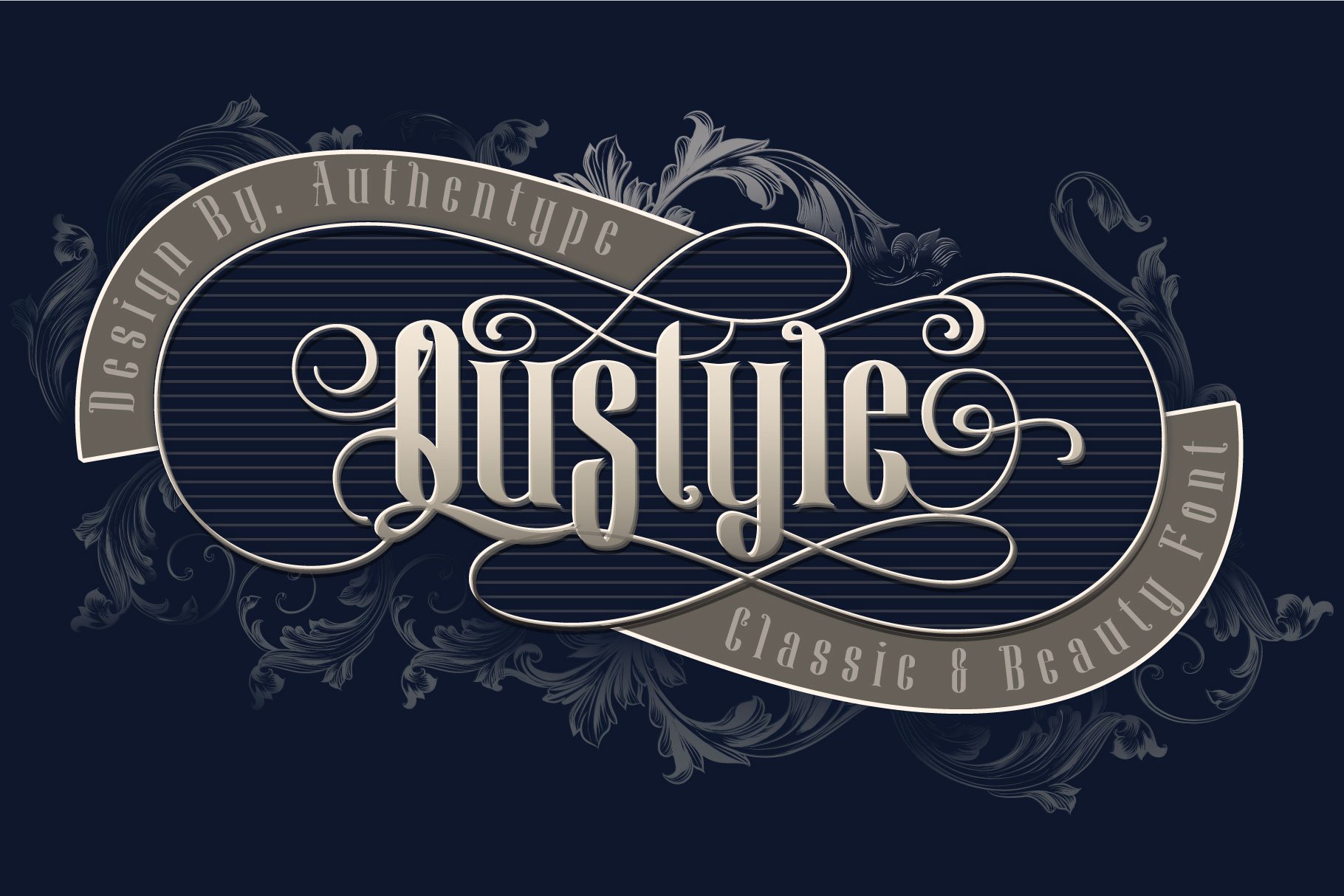 Qustyle Classic Font cover image.