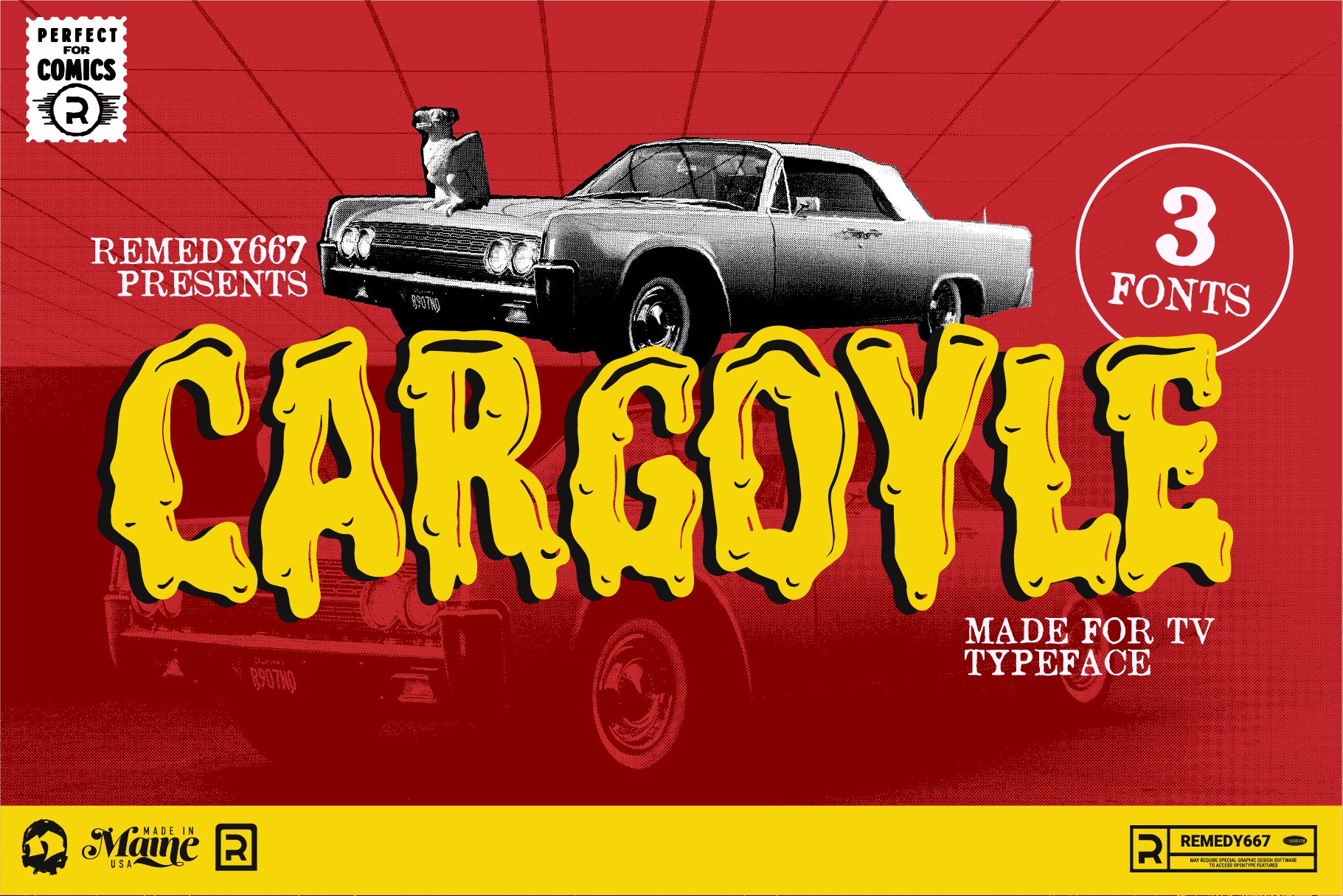 Cargoyle - Made for TV Typeface cover image.