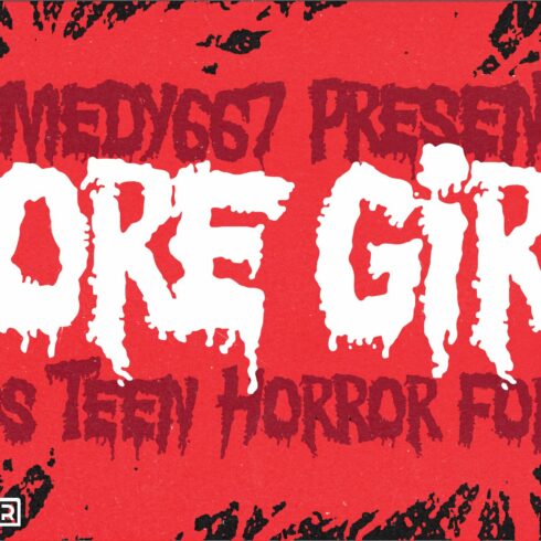 Gore Girl - 90s Teen Horror Font cover image.