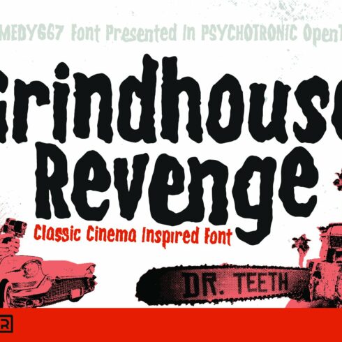 Grindhouse Revenge - Font cover image.