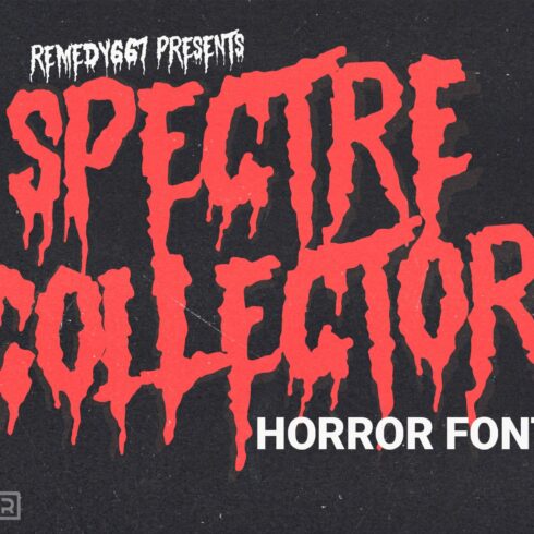 Spectre Collector - Horror Font cover image.