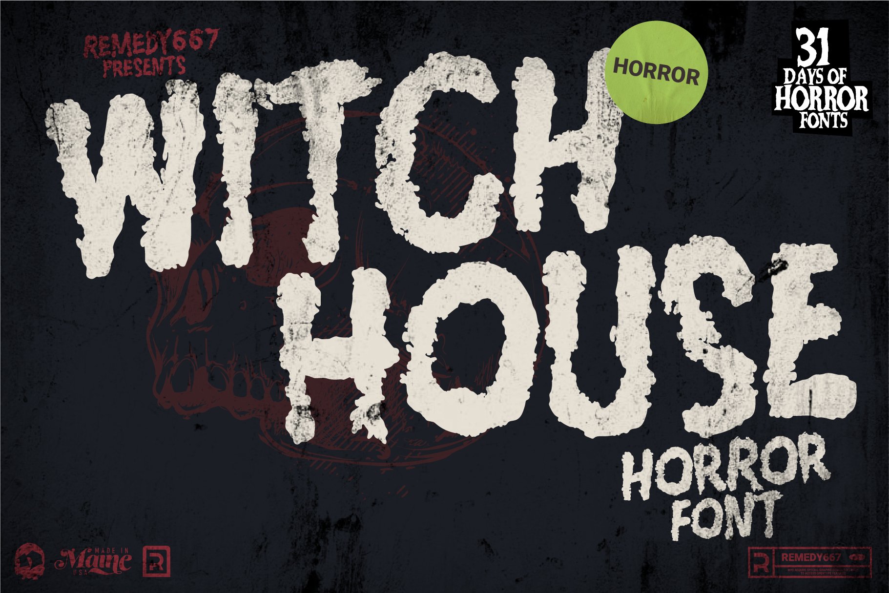 With House - Horror Font cover image.