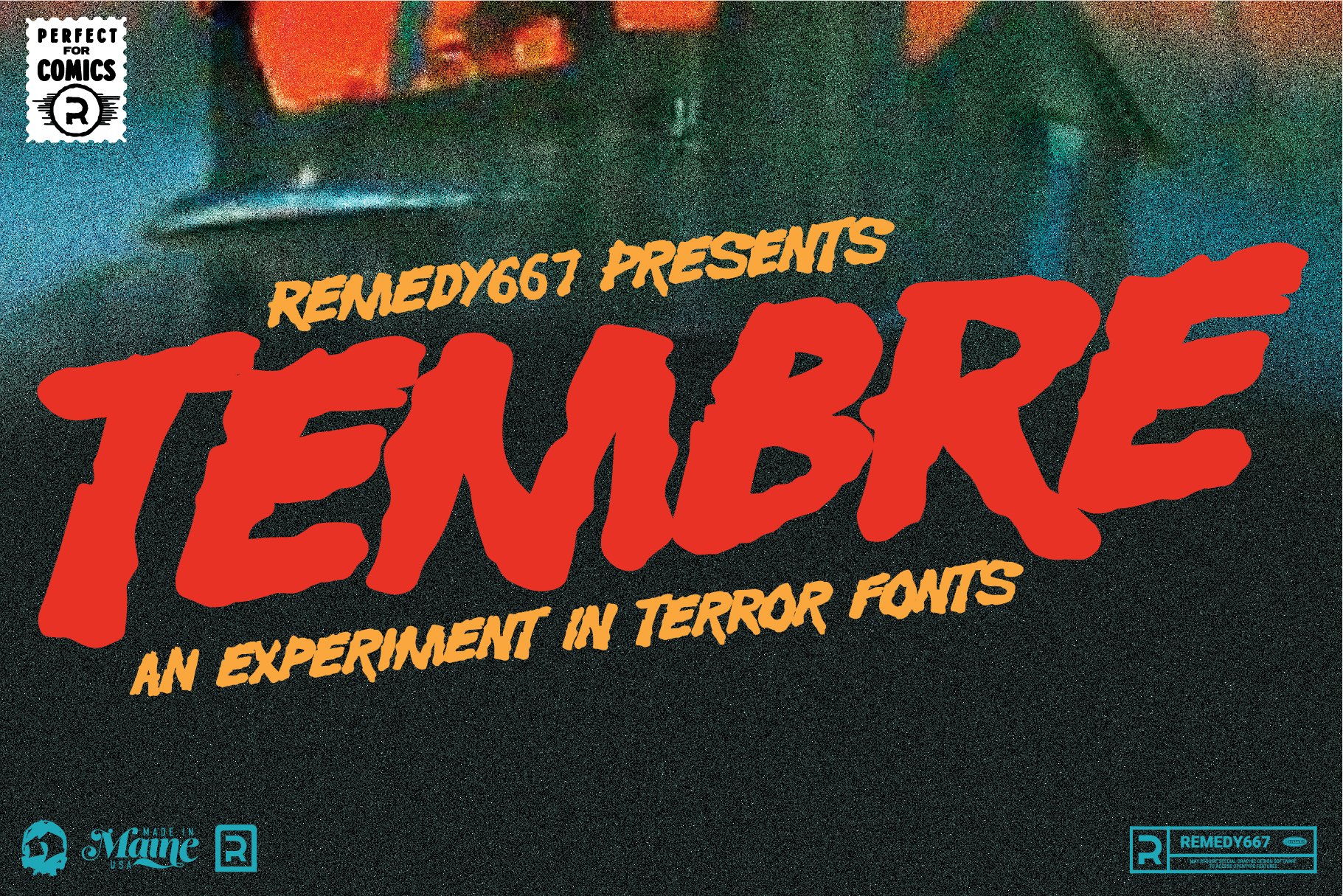 Tembre - Retro Horror Font cover image.